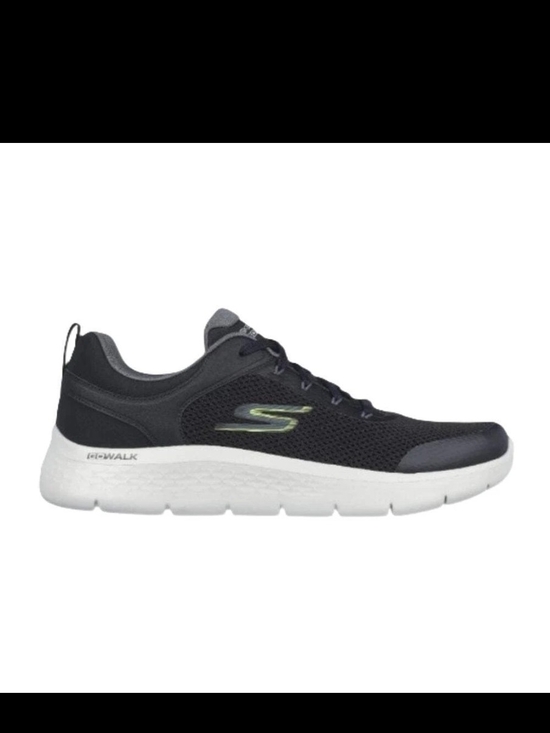 Skechers Other - Skechers Men's Black Mesh Sneaker with White Sole and Green Accent